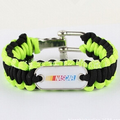 Outdoor Paracord Bracelet w/ Dispensing Sticker